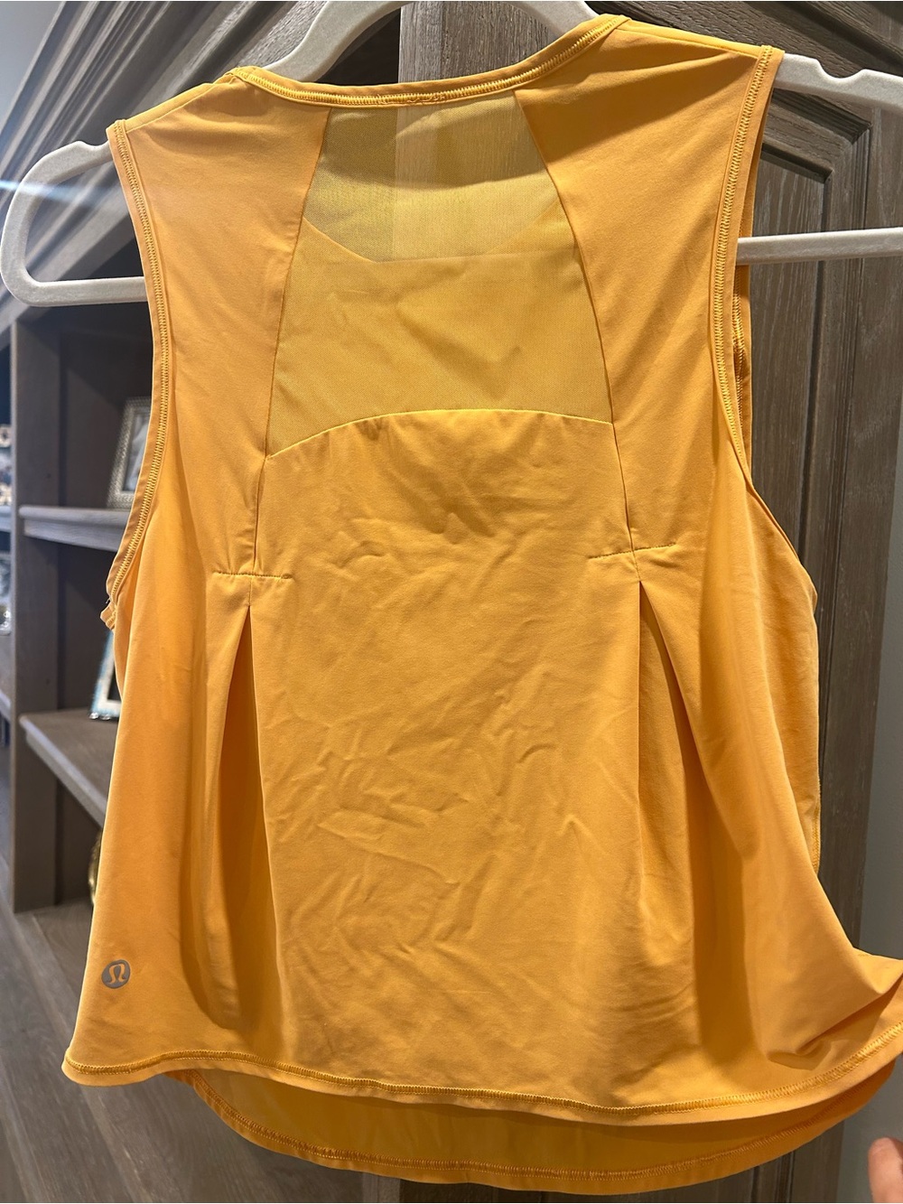 lululemon athletica Women's Sleeveless Mesh-Back Tank in Bright Yellow
